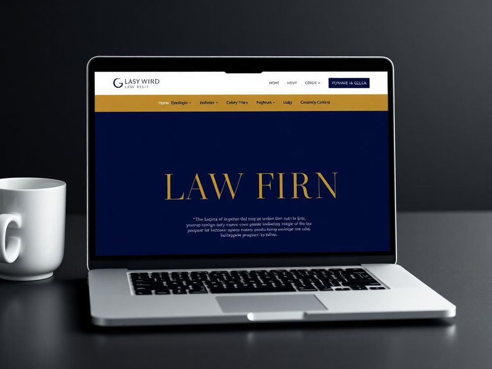 Law Firm website concept by Apex Web Studio