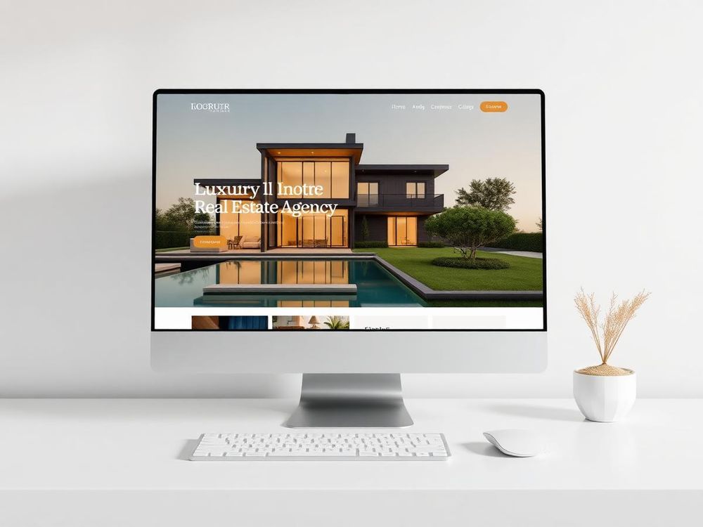 Real Estate Agency website concept by Apex Web Studio